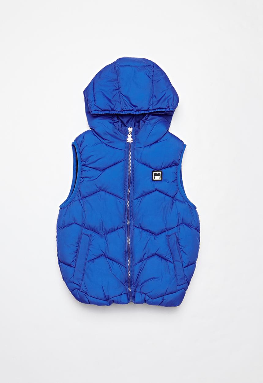 Pop Candy - Boys puffer vest - blue