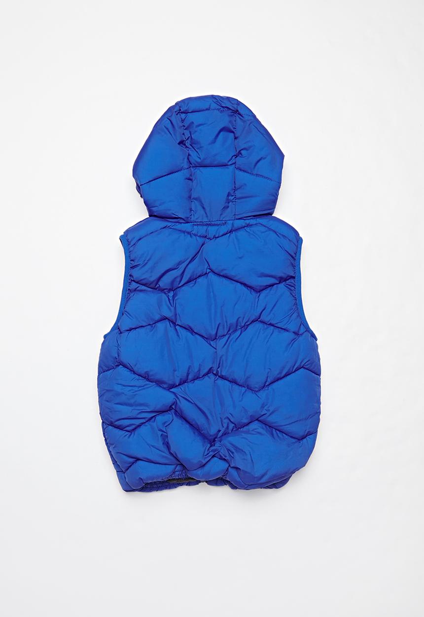 Pop Candy - Boys puffer vest - blue