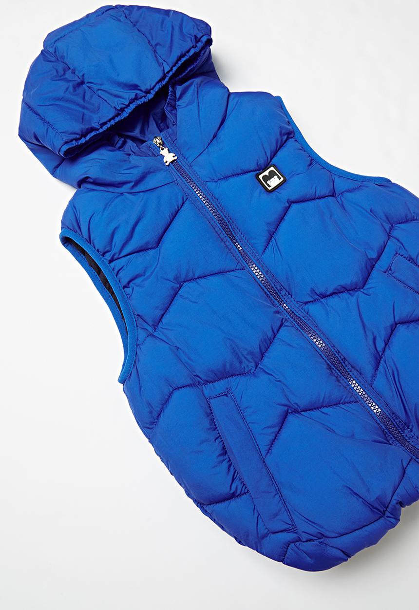 Pop Candy - Boys puffer vest - blue