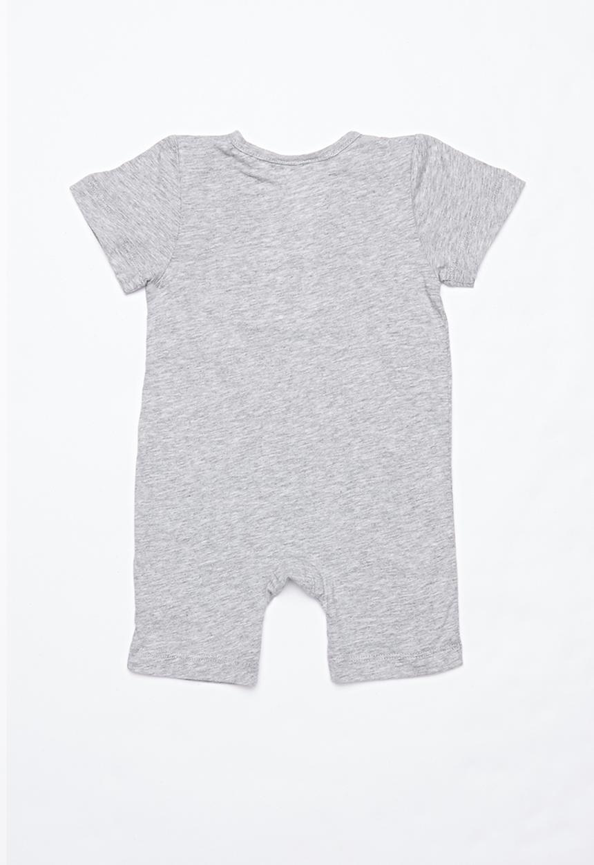 Pop Candy - Baby short sleeve grow-on - grey multi