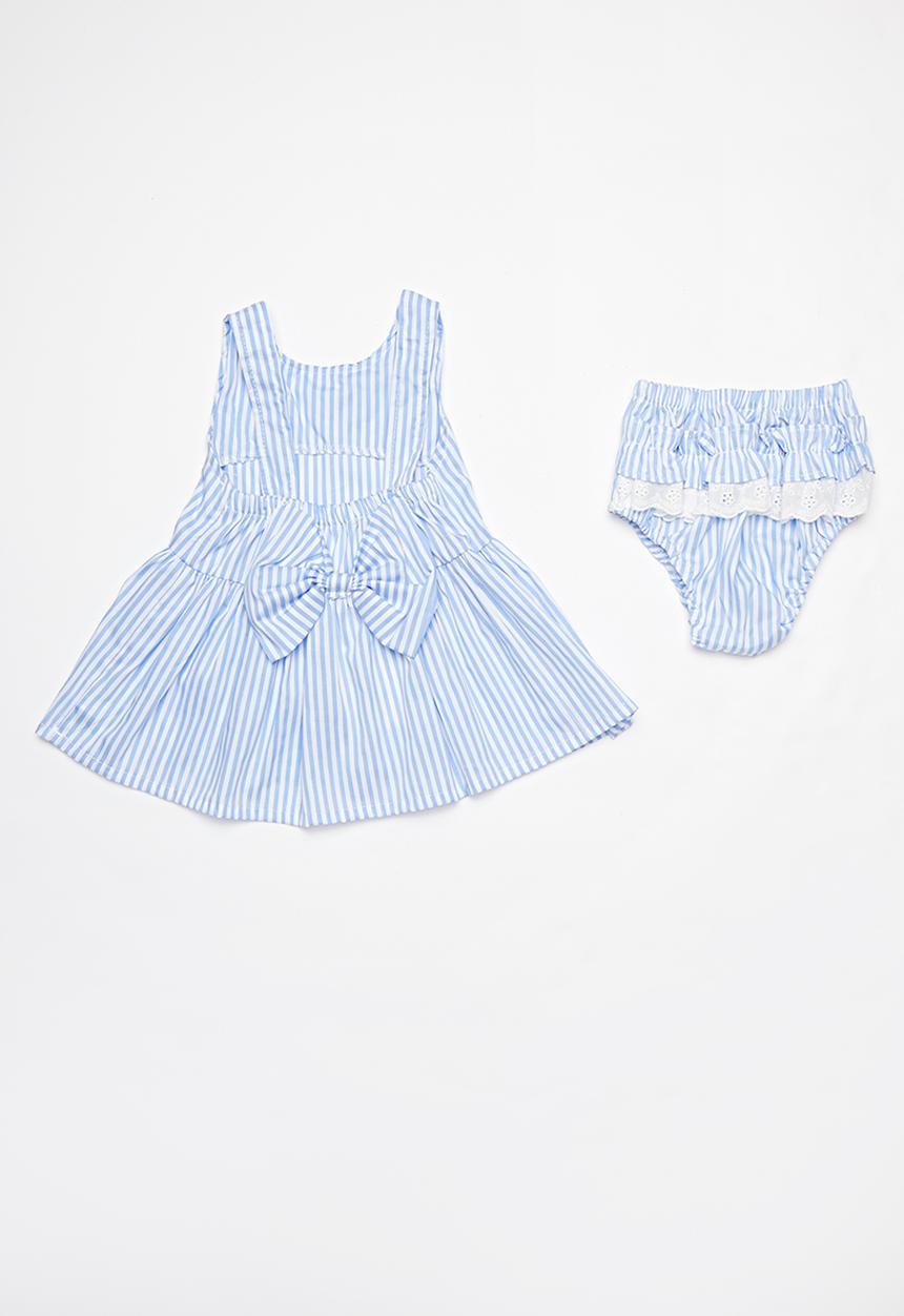 Pop Candy - Baby dress & panty set - blue