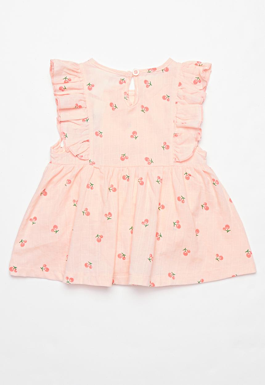 Pop Candy - Baby cherry print dress - pink