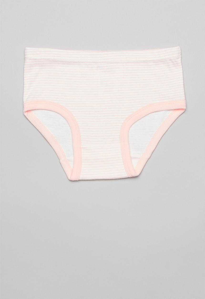 Pop Candy - Printed bikini briefs - white & pink