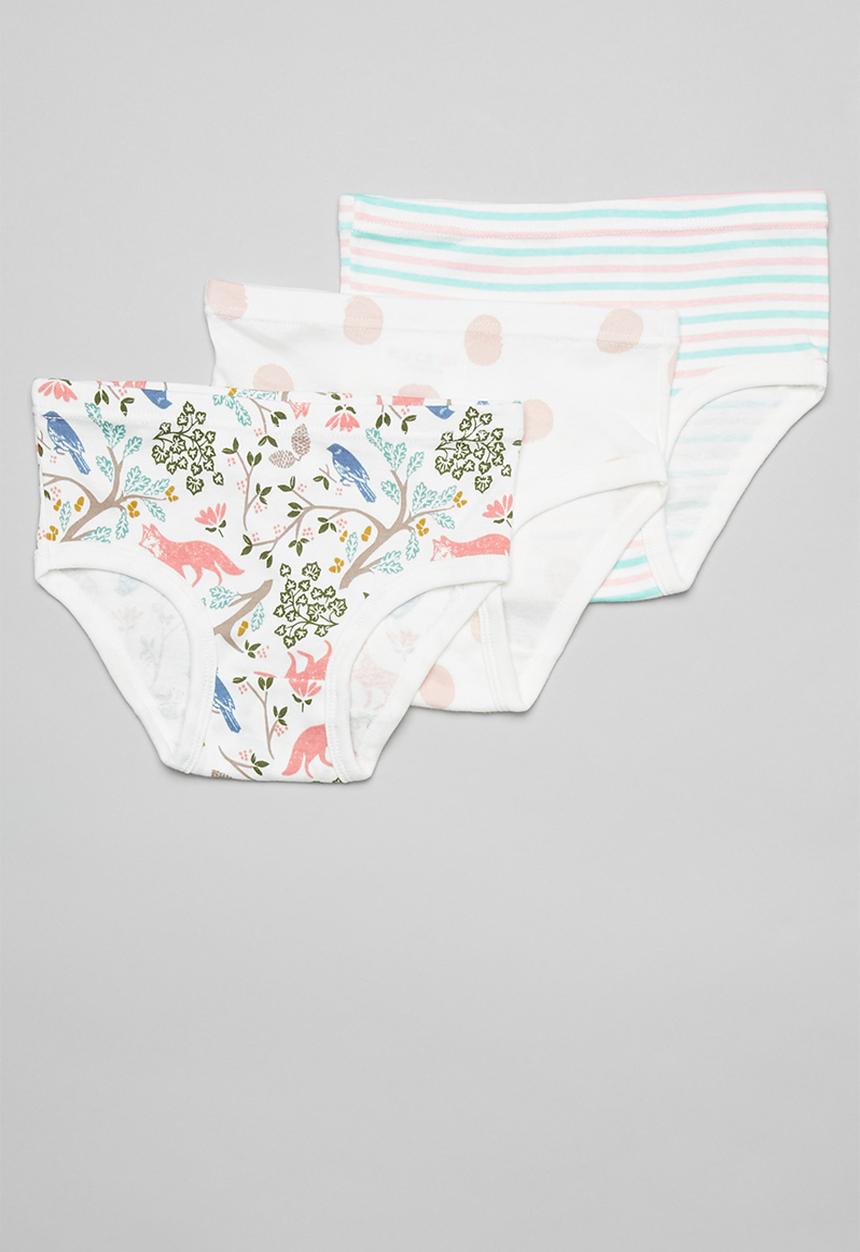 Pop Candy - Printed bikini briefs - white