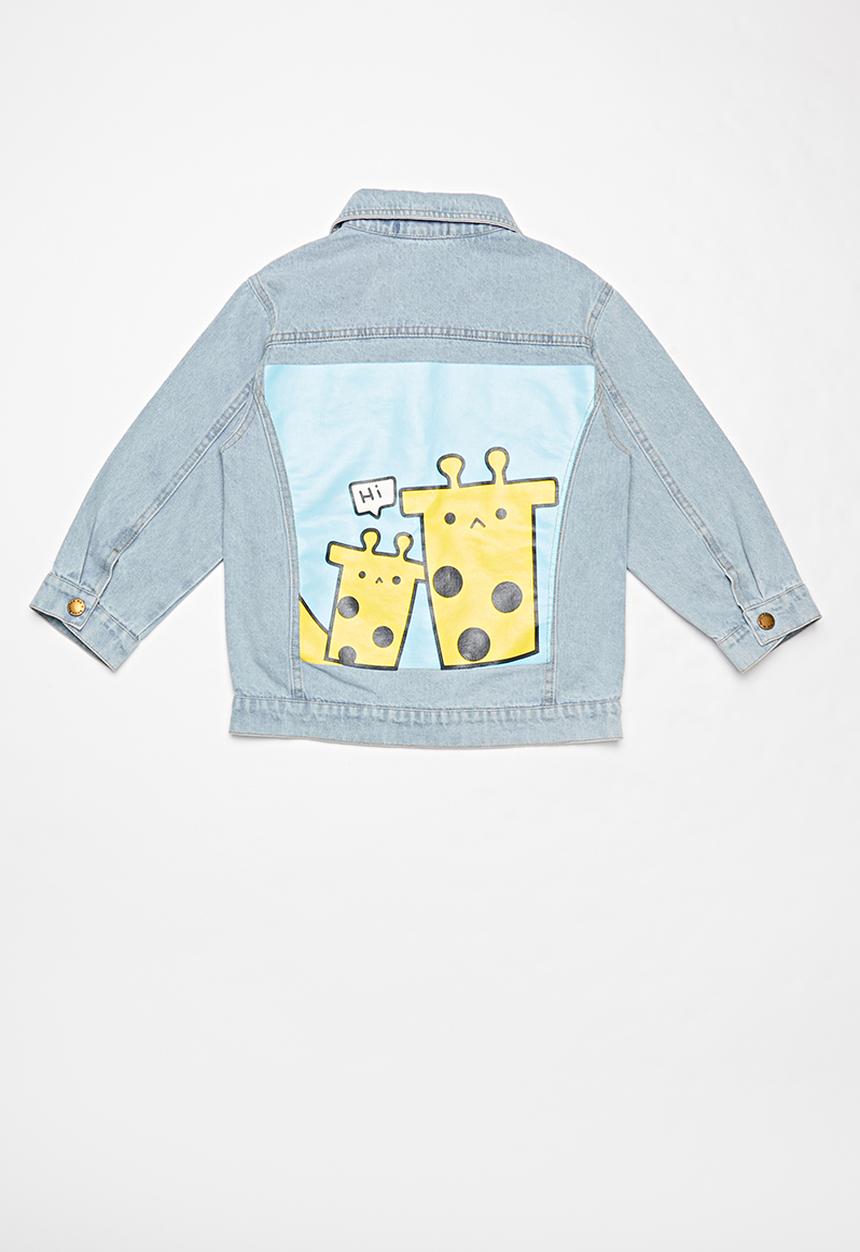 Pop Candy - Girls printed denim jacket