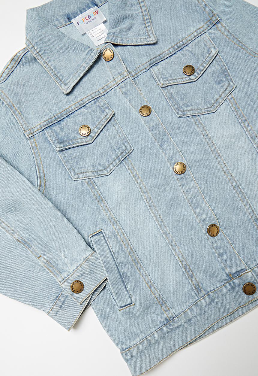 Pop Candy - Girls printed denim jacket