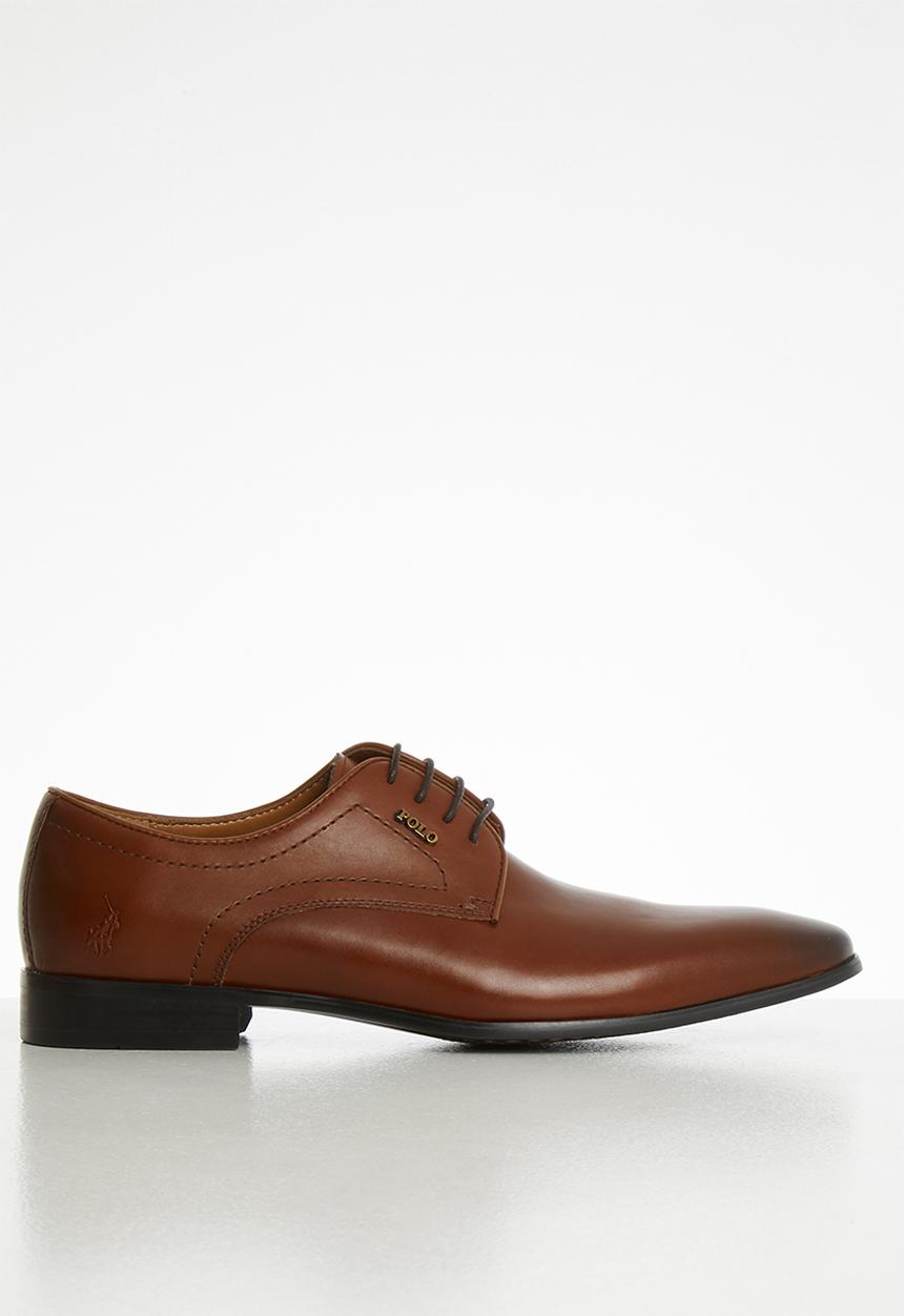 POLO - Alec leather formal shoe - brown
