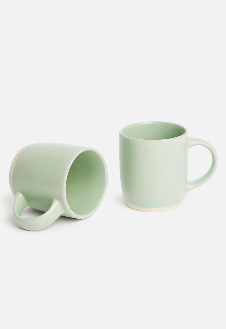 Sixth Floor - Ashen mug set of 4 - duck egg