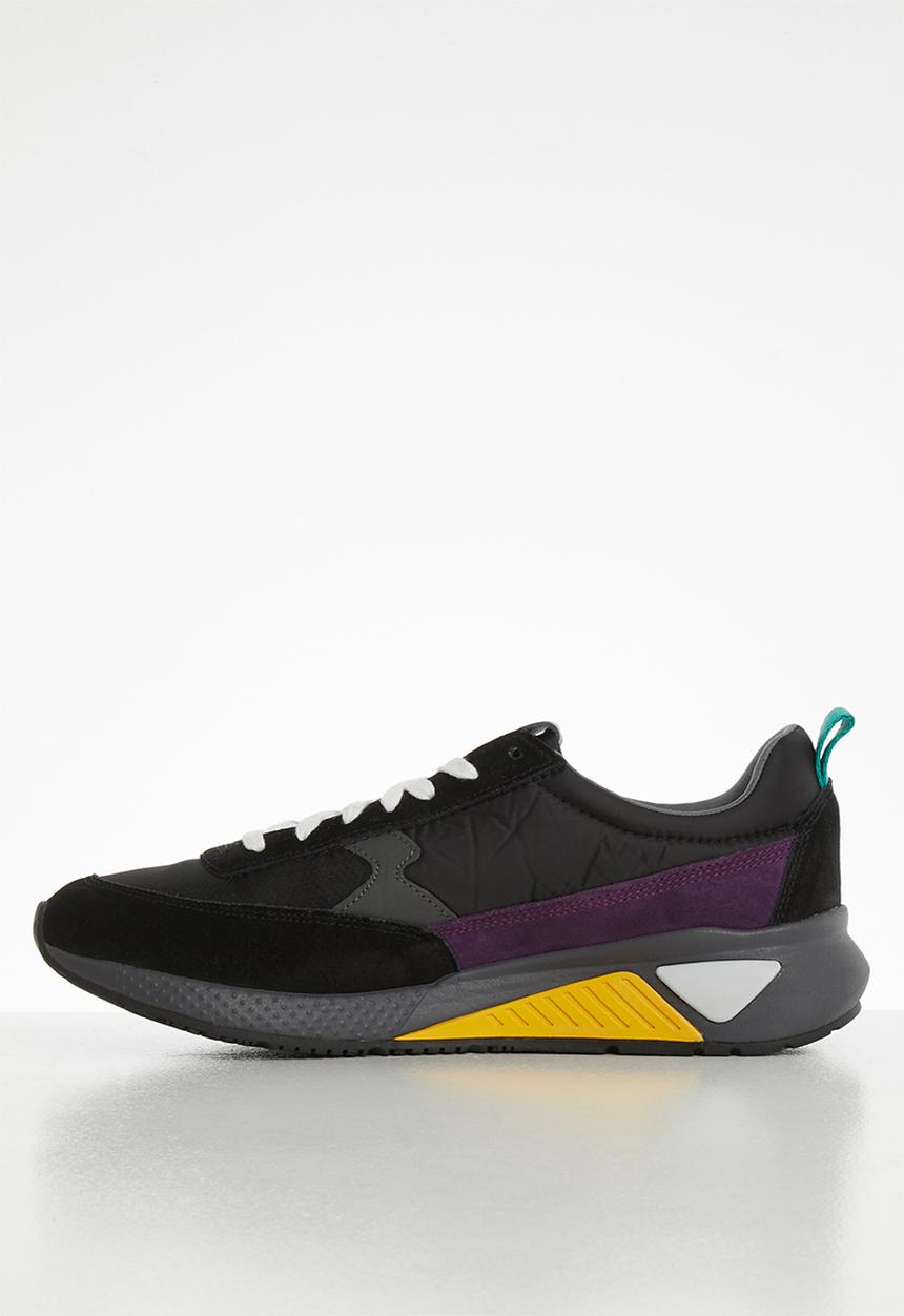 Diesel  - S-kb low lace ii - black/jet/amararanth