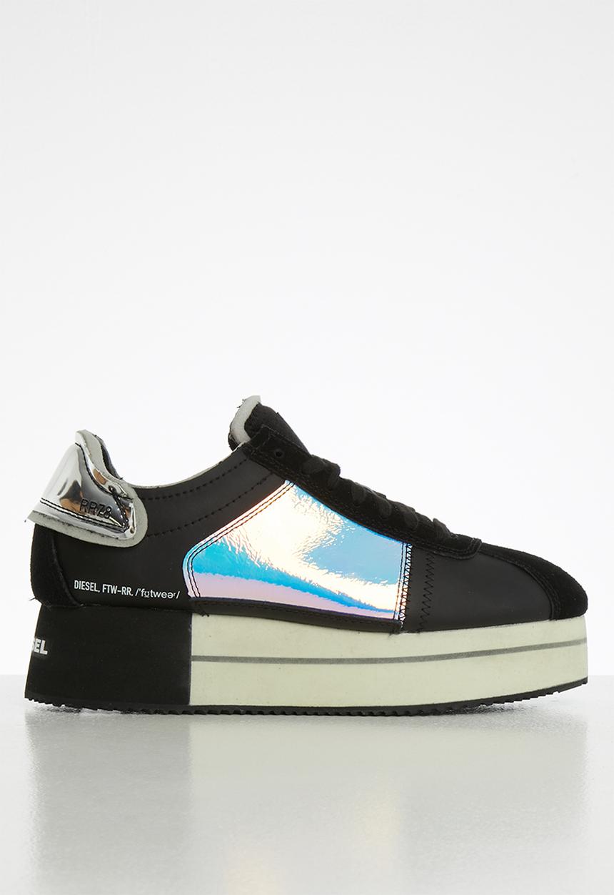 Diesel  - S-pyave wedge r - black/iridiscent
