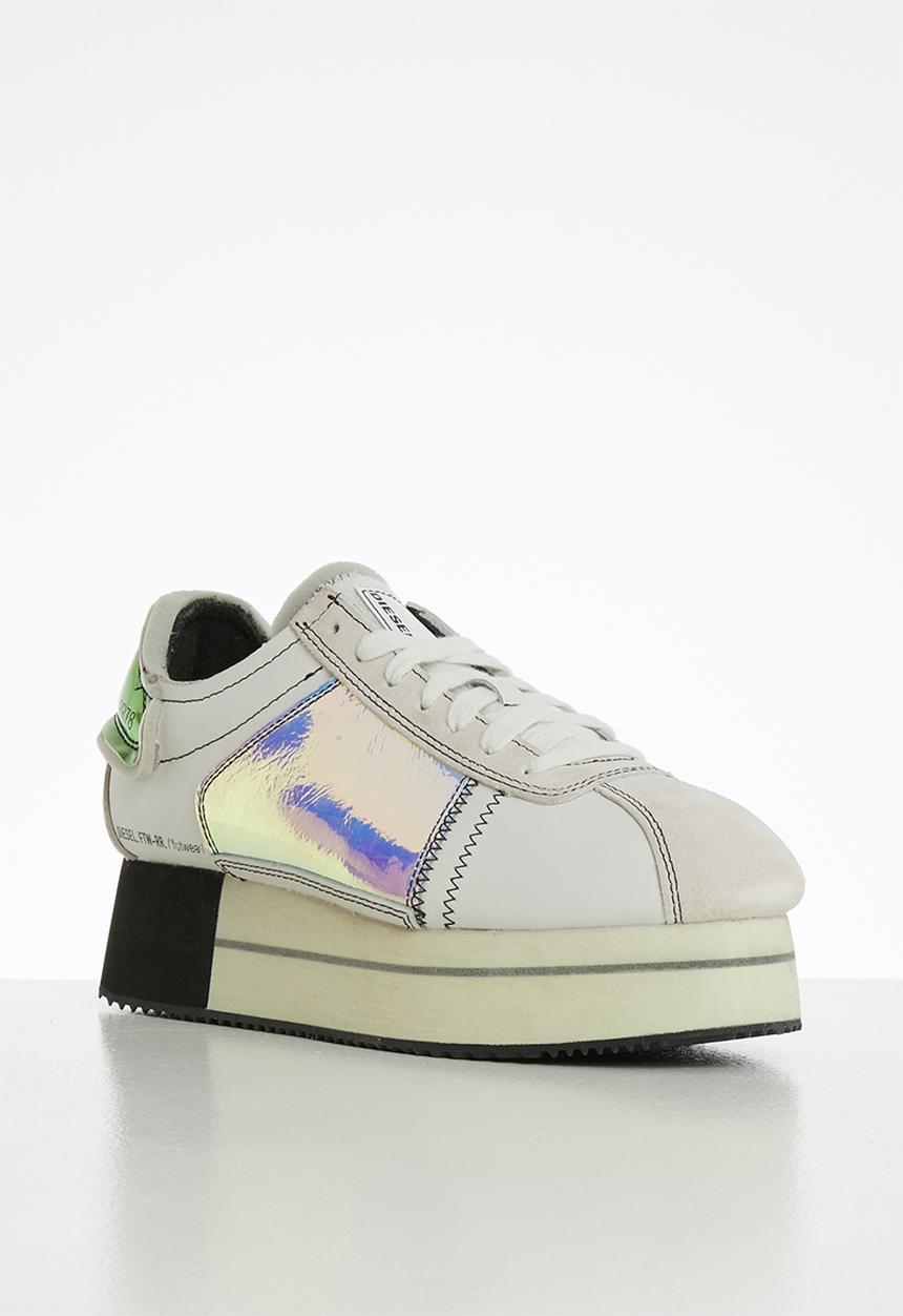 Diesel  - S-pyave wedge r - star white/iridiscent