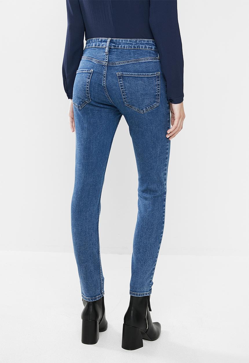 MANGO - Skinny jeans - blue