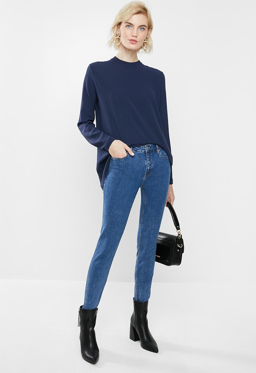 MANGO - Skinny jeans - blue