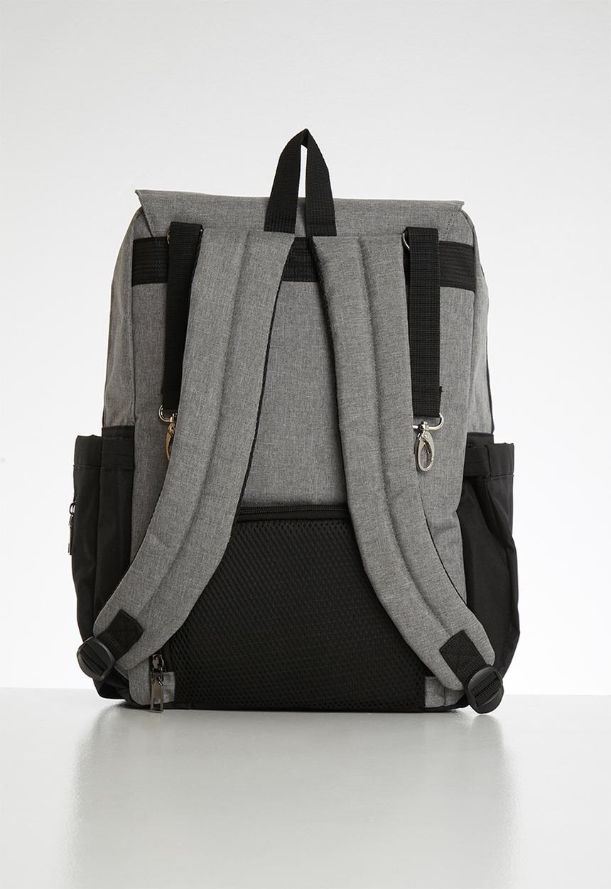 Pop Candy - Nappy bag - black & grey