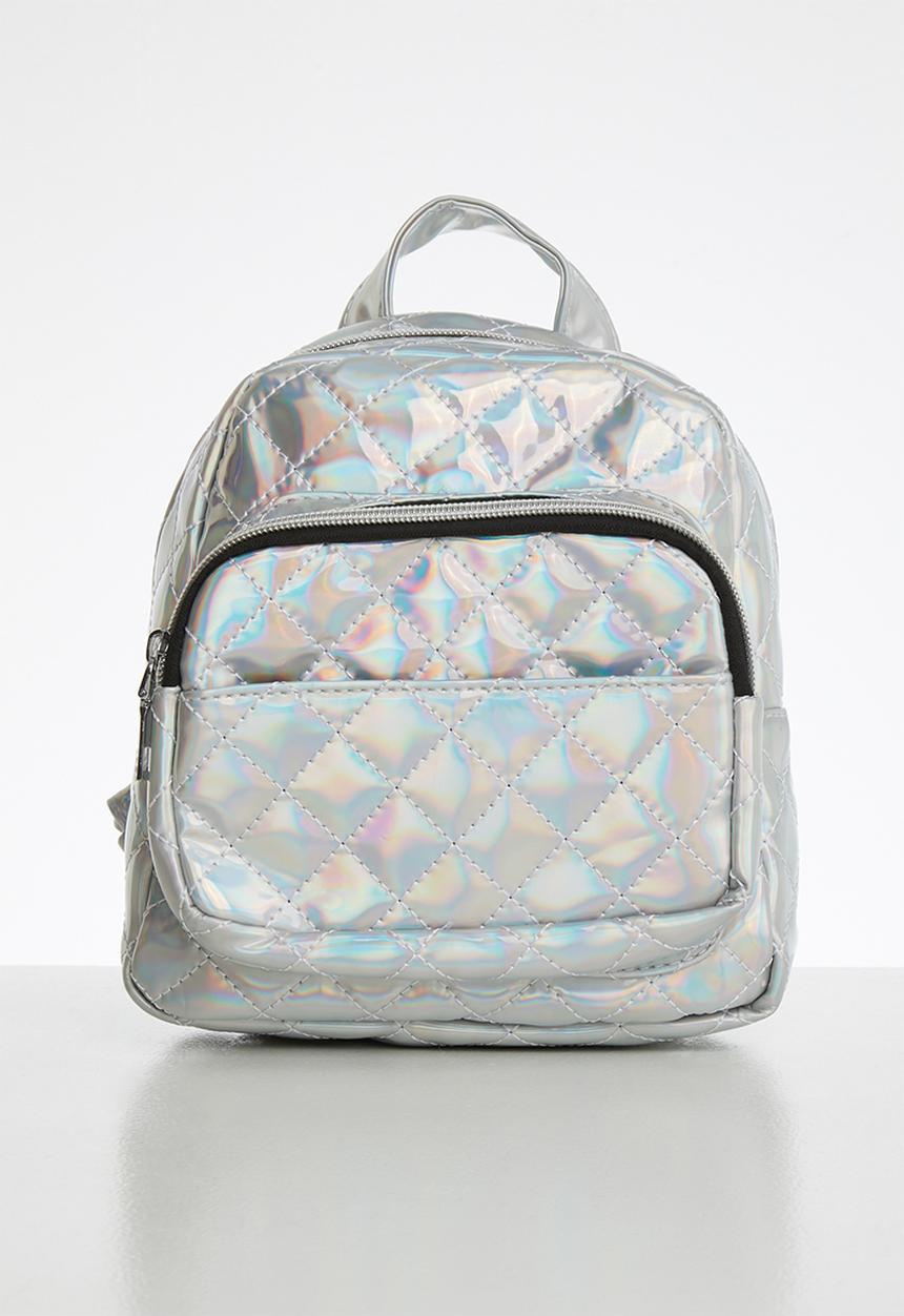 Pop Candy - Metallic backpack - silver