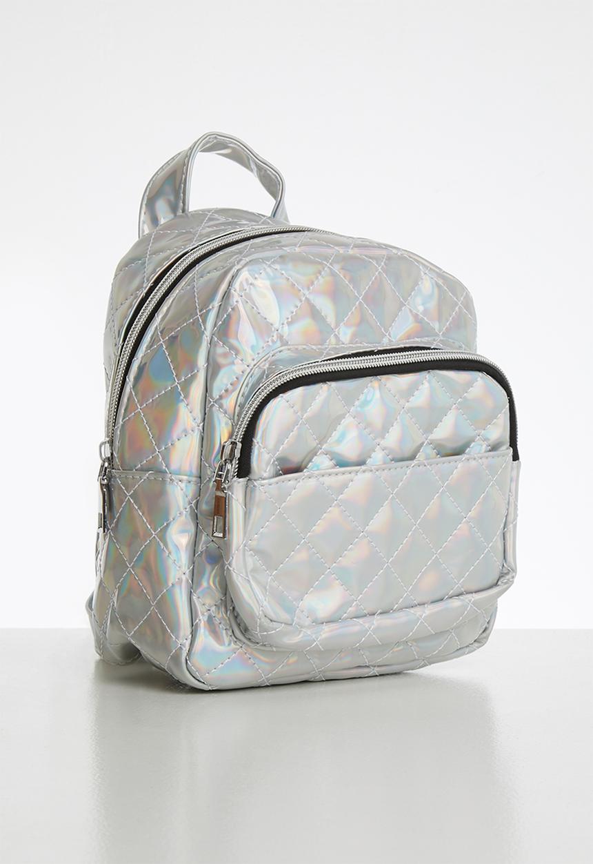 Pop Candy - Metallic backpack - silver