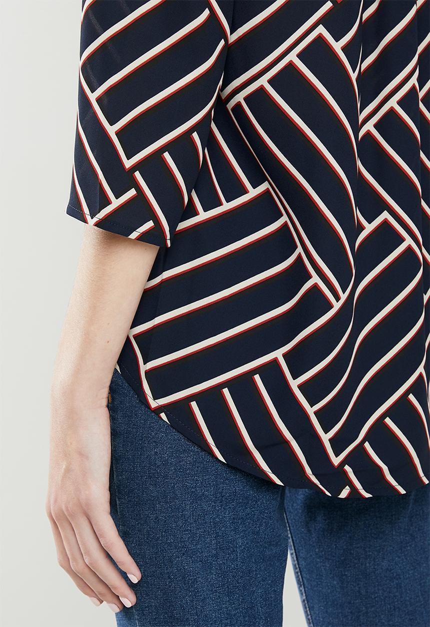 Jacqueline de Yong - Win treats blouse - sky captain