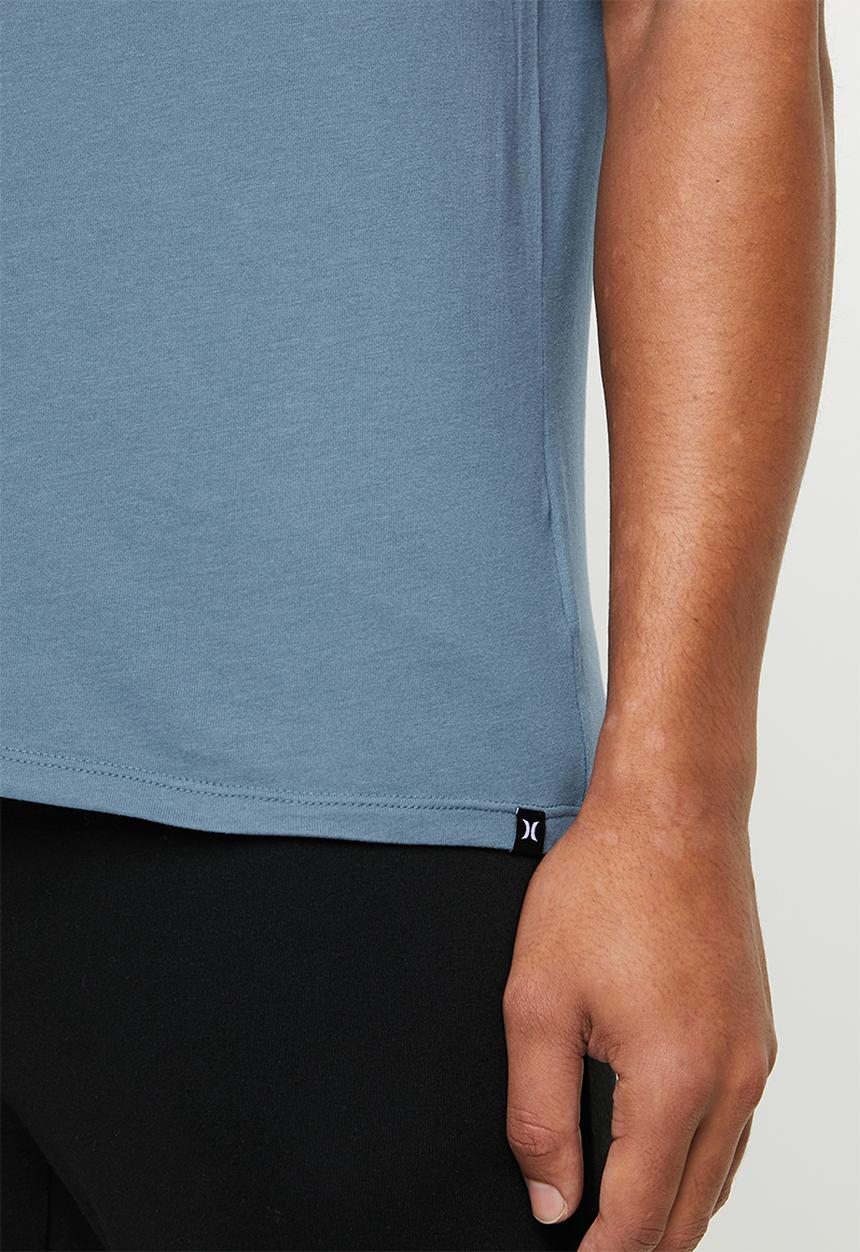 Hurley - Staple icon reflective tee - blue