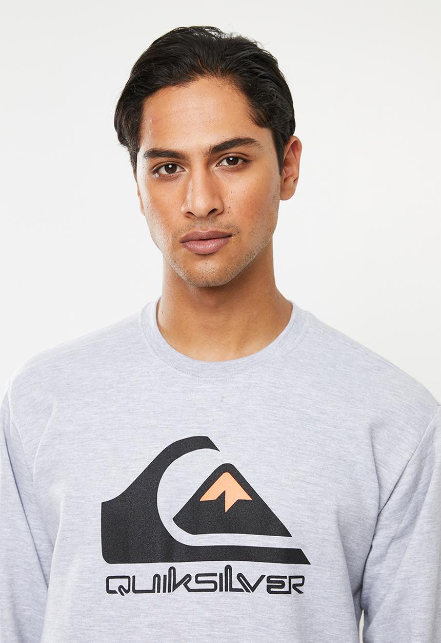 Quiksilver - Comp logo screen sweatshirt - grey