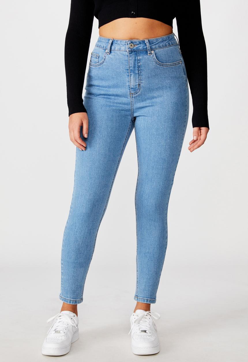 Factorie - The skinny high rise jean - blue