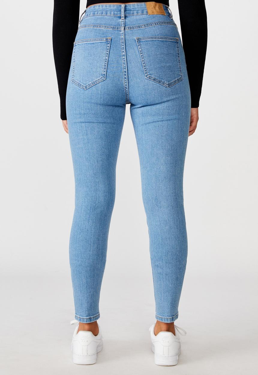 Factorie - The skinny high rise jean - blue
