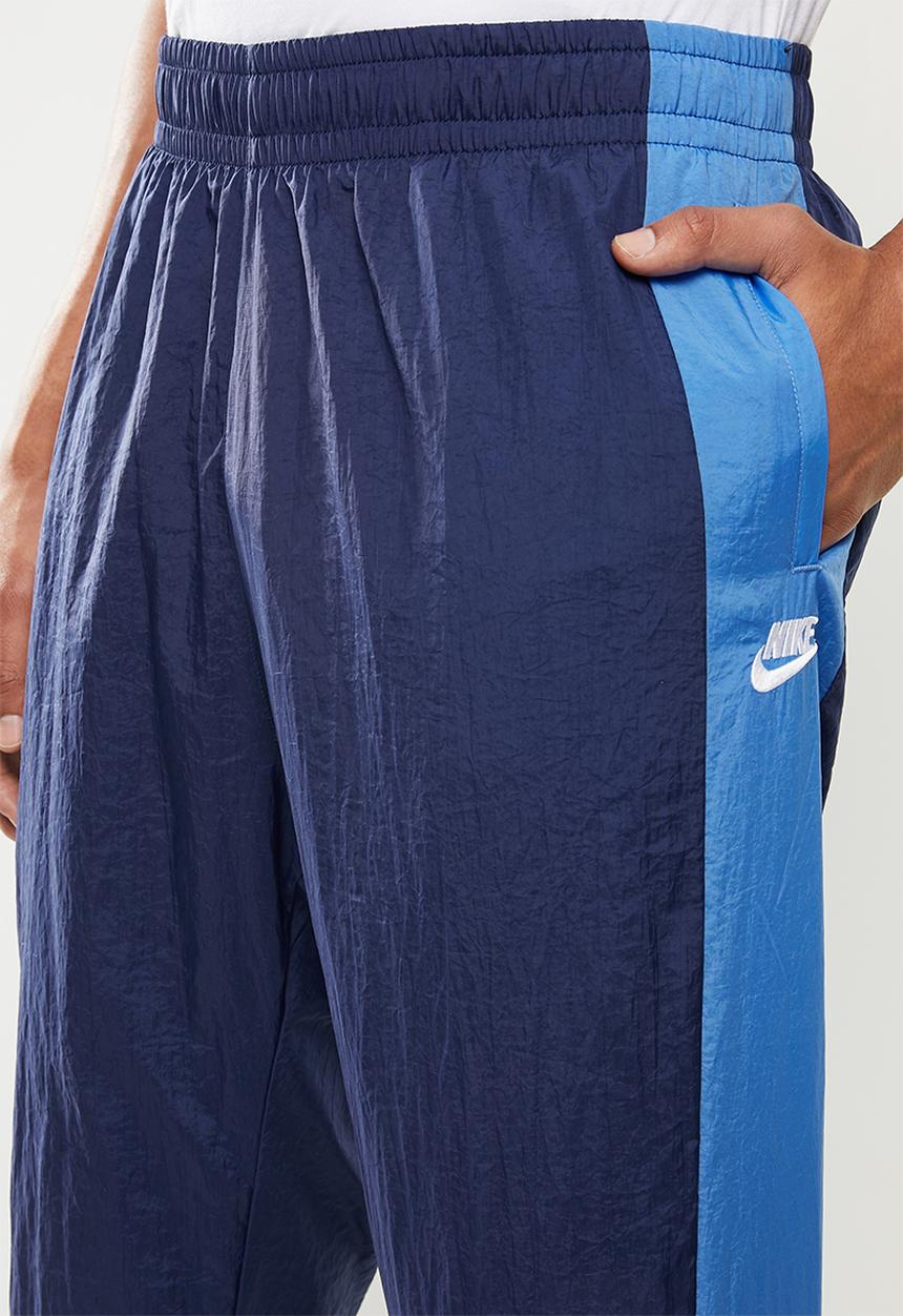 Nike - Nsw woven cf pants - midnight navy/pacific blue/white