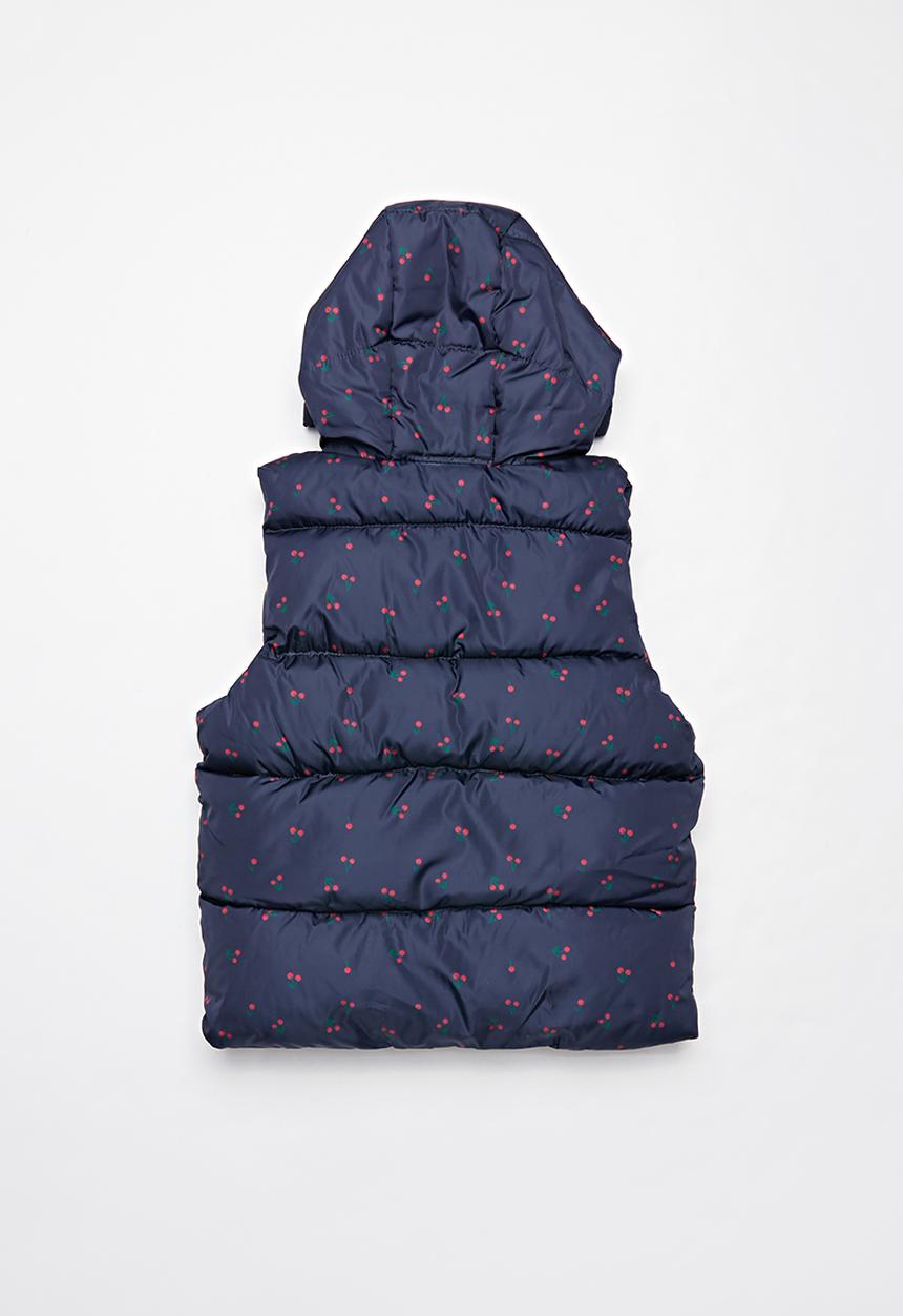 Pop Candy - Girls puffer vest - navy