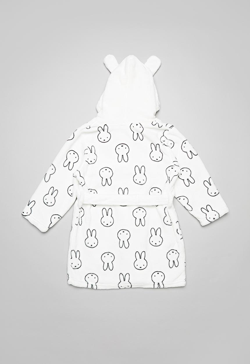 Pop Candy - Girls robe - white & black 