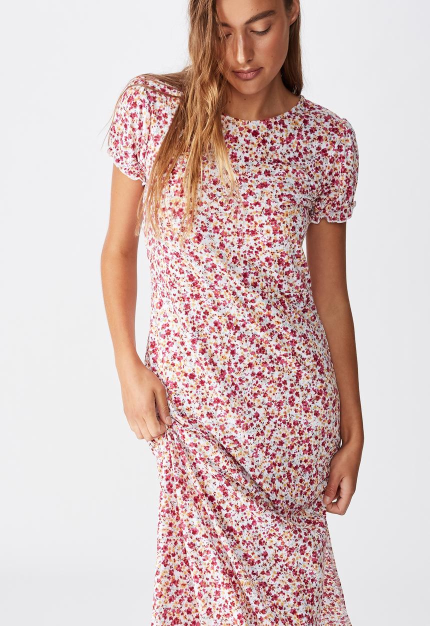 Cotton On - Mackayla midi dress bronte ditsy - multi
