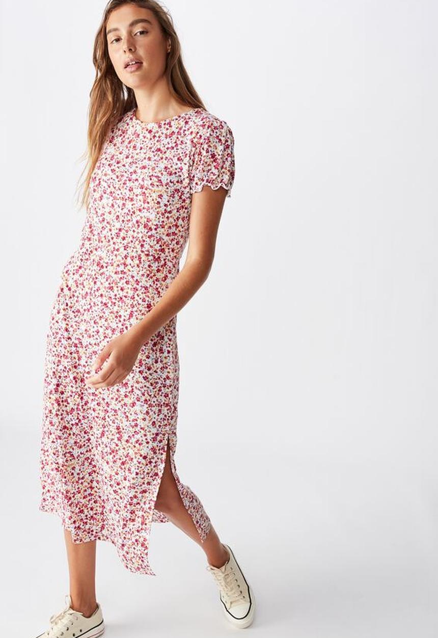 Cotton On - Mackayla midi dress bronte ditsy - multi