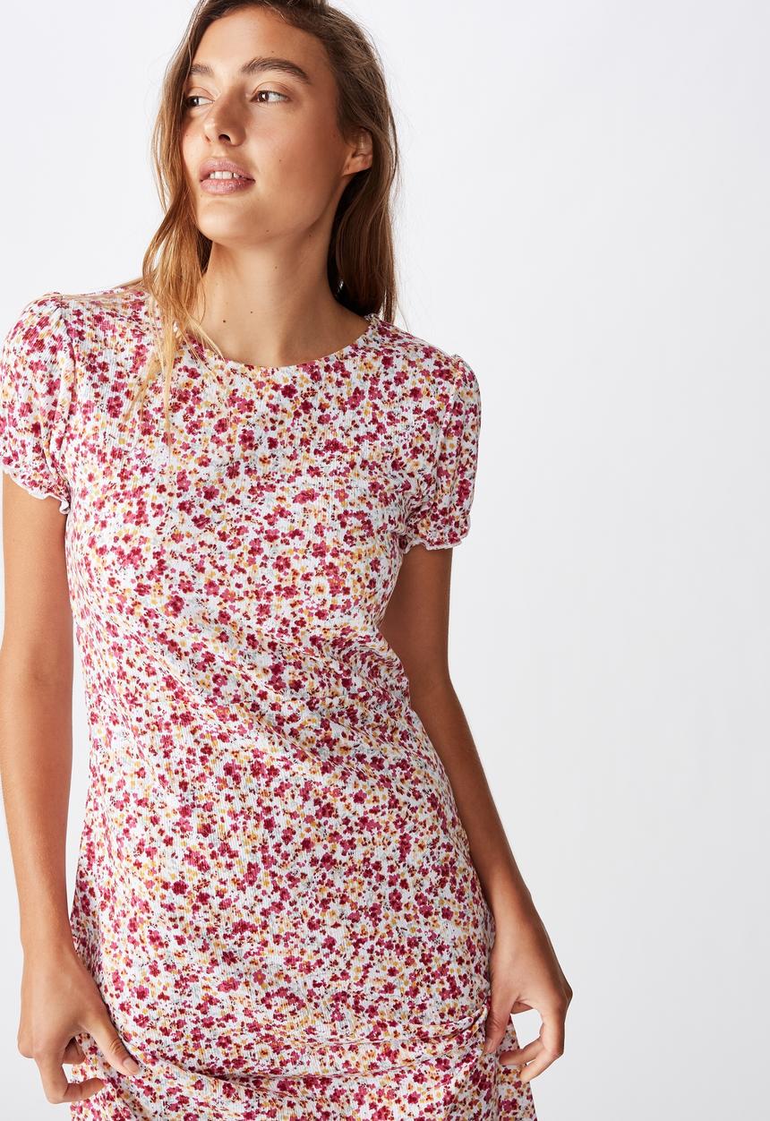 Cotton On - Mackayla midi dress bronte ditsy - multi