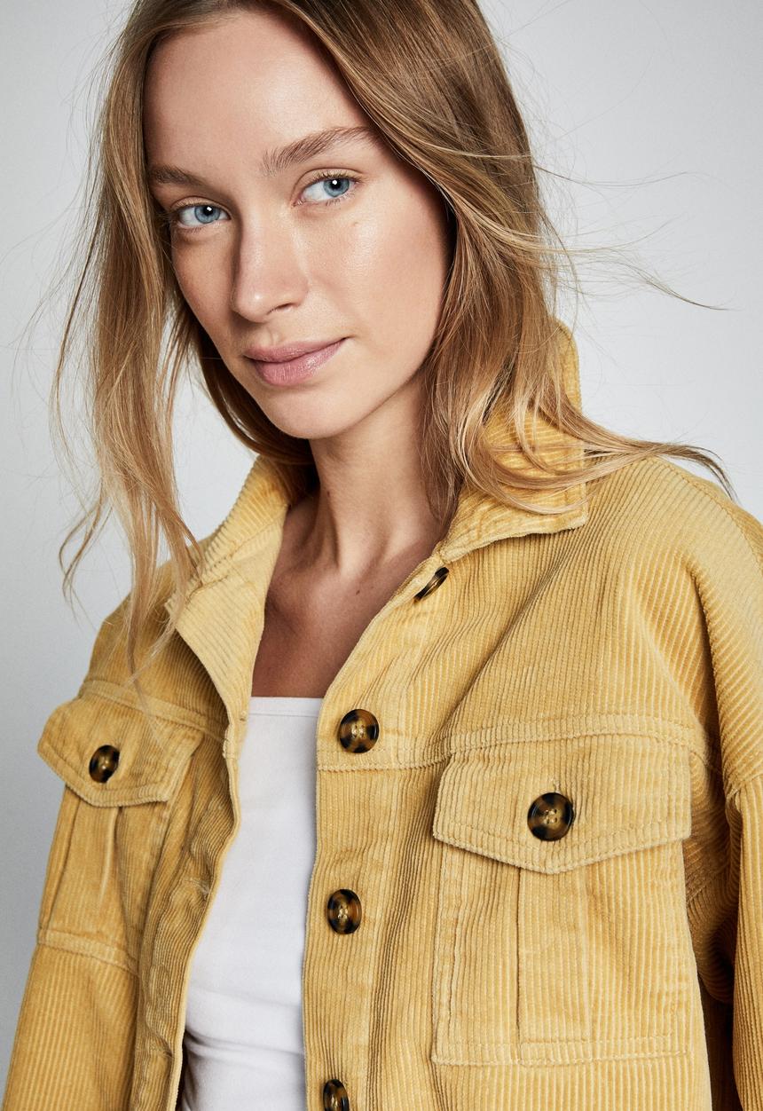 Cotton On - Button cord shacket - cocoon