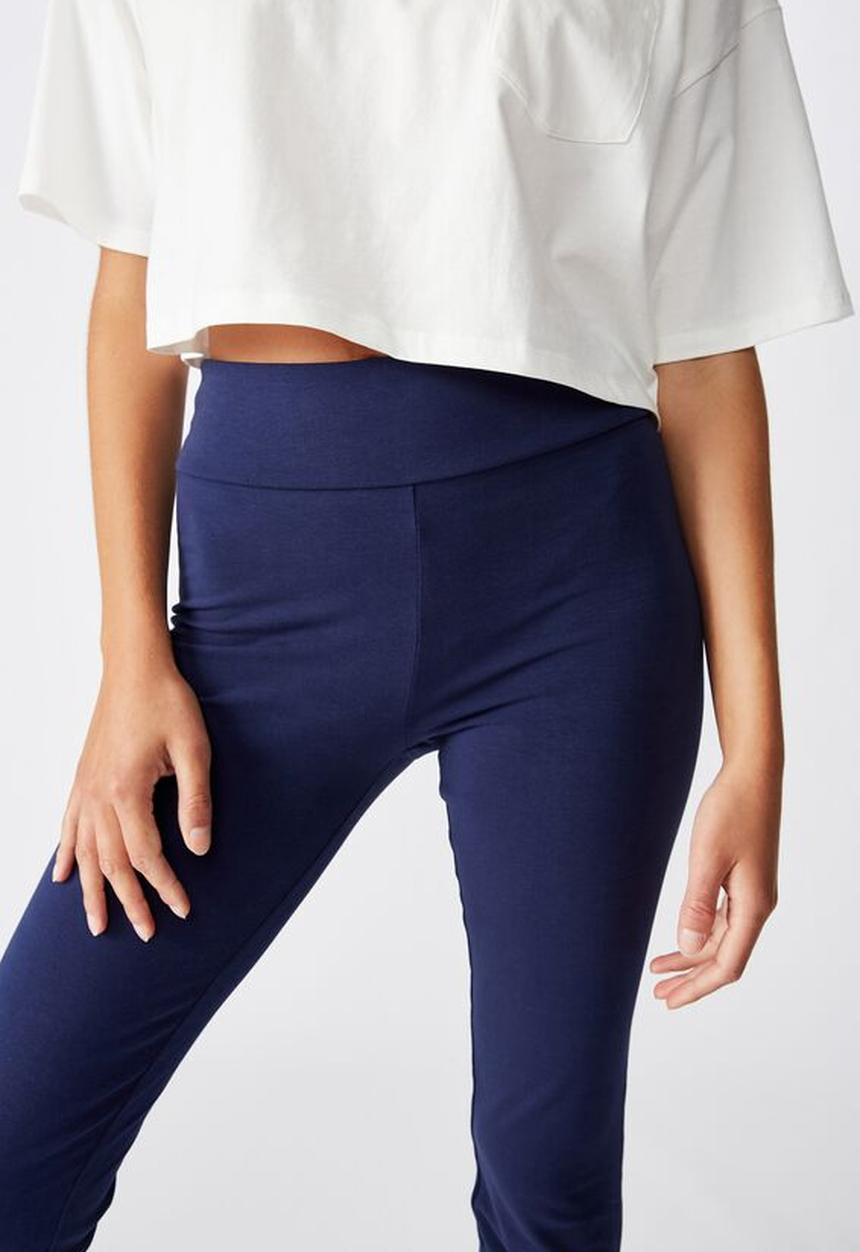 Cotton On - High waisted Dylan legging - medieval blue