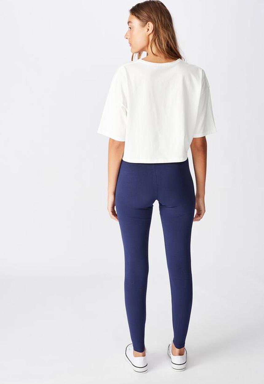 Cotton On - High waisted Dylan legging - medieval blue