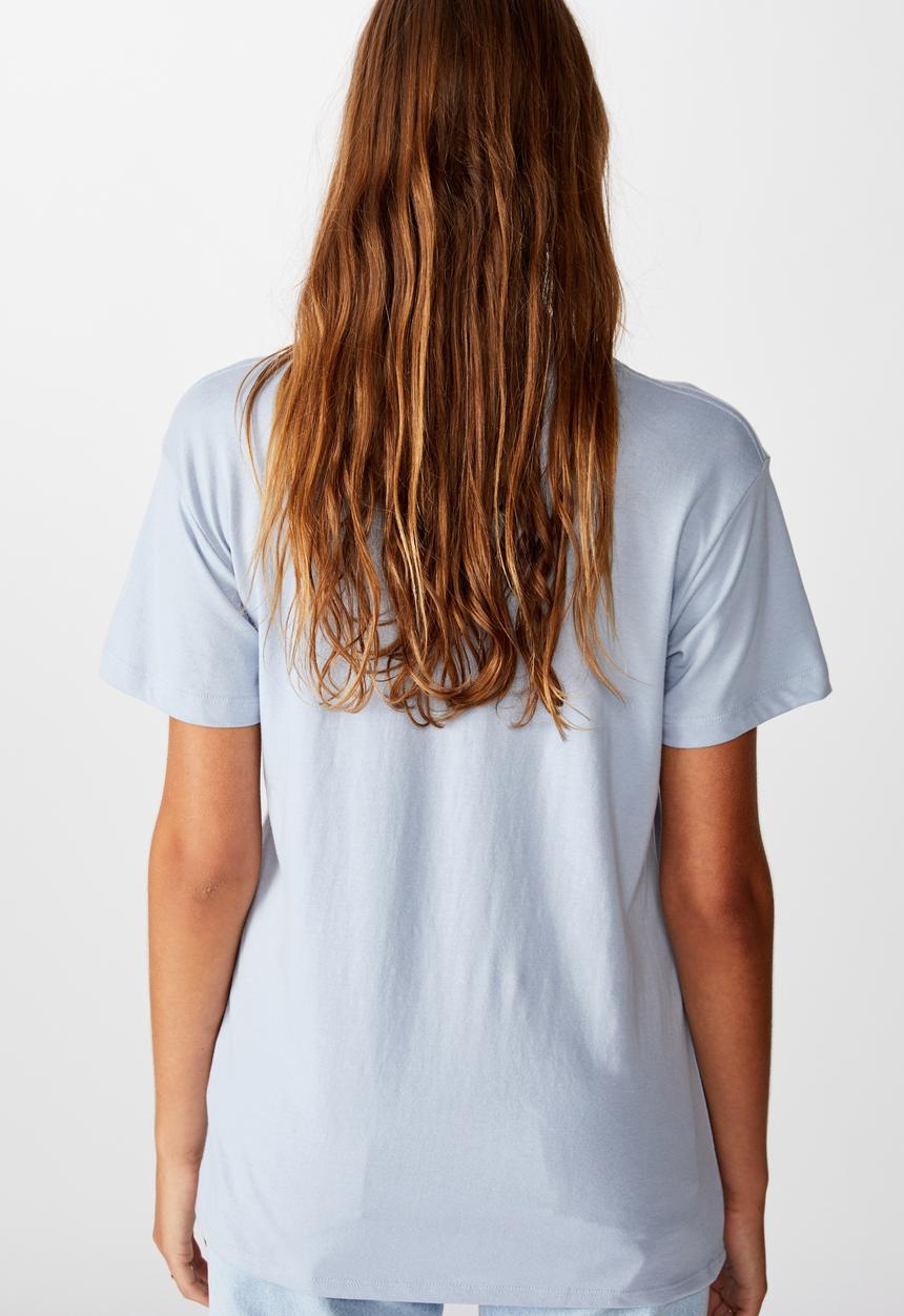 Cotton On - Classic slogan T-shirt kinder spirit - blue