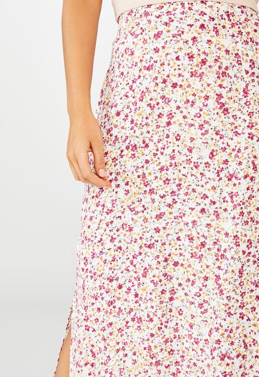 Cotton On - 90s slip skirt blonde ditsy - multi