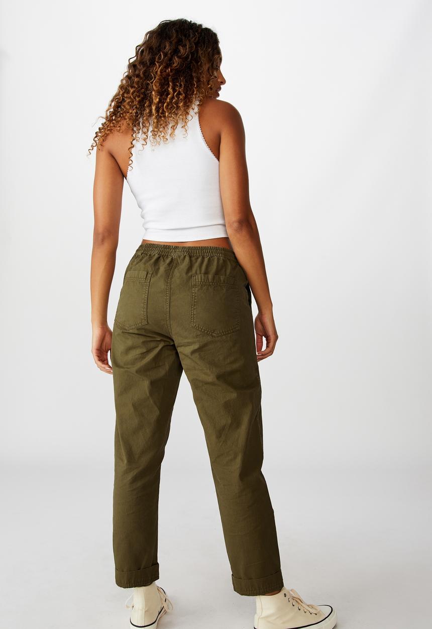 Cotton On - Evie chino - dark olive