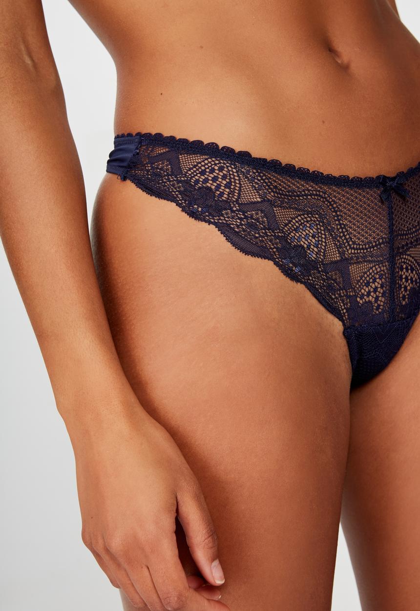 Cotton On - Cindy g-string brief - navy