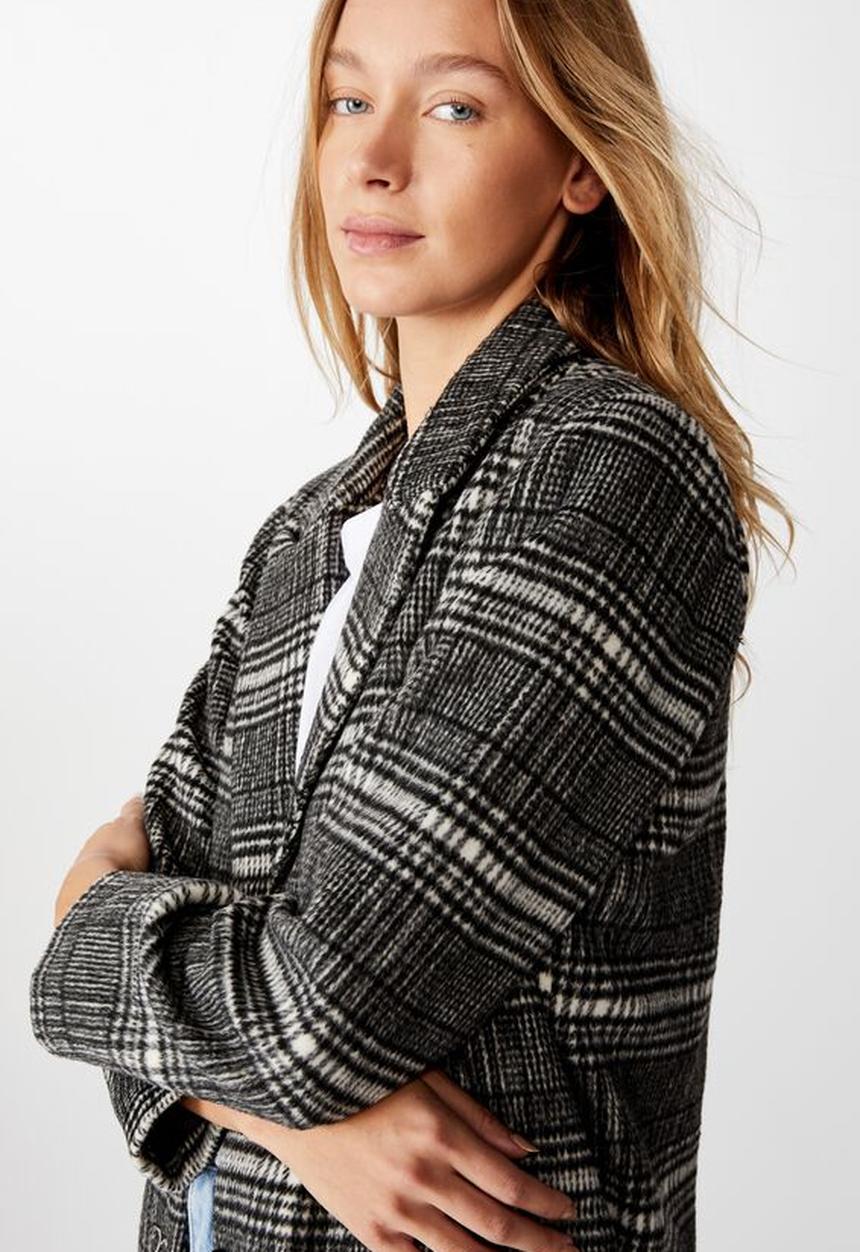 Cotton On - The coat - black