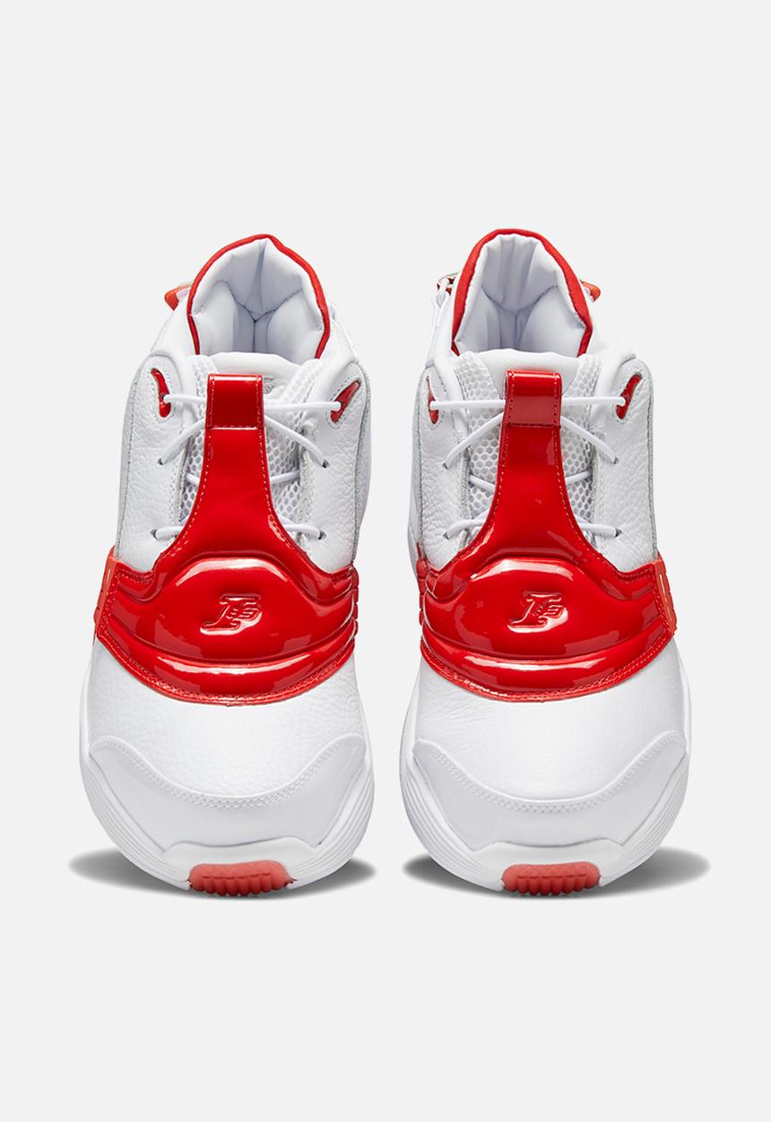 Reebok - Answer V - white / power red