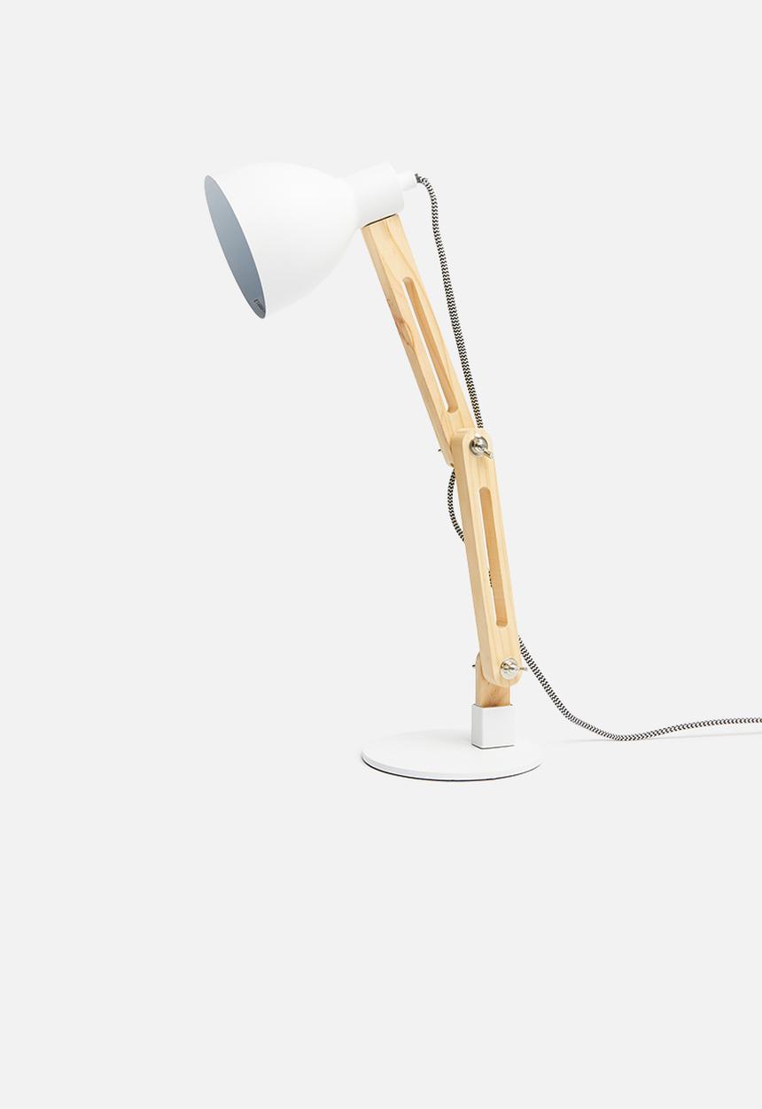 Sixth Floor - Combo desk lamp - white