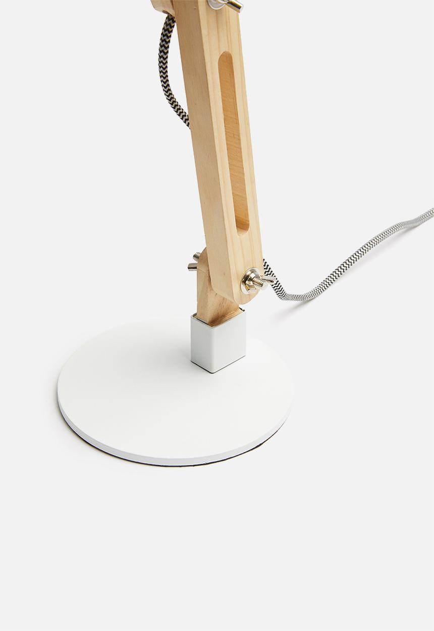 Sixth Floor - Combo desk lamp - white