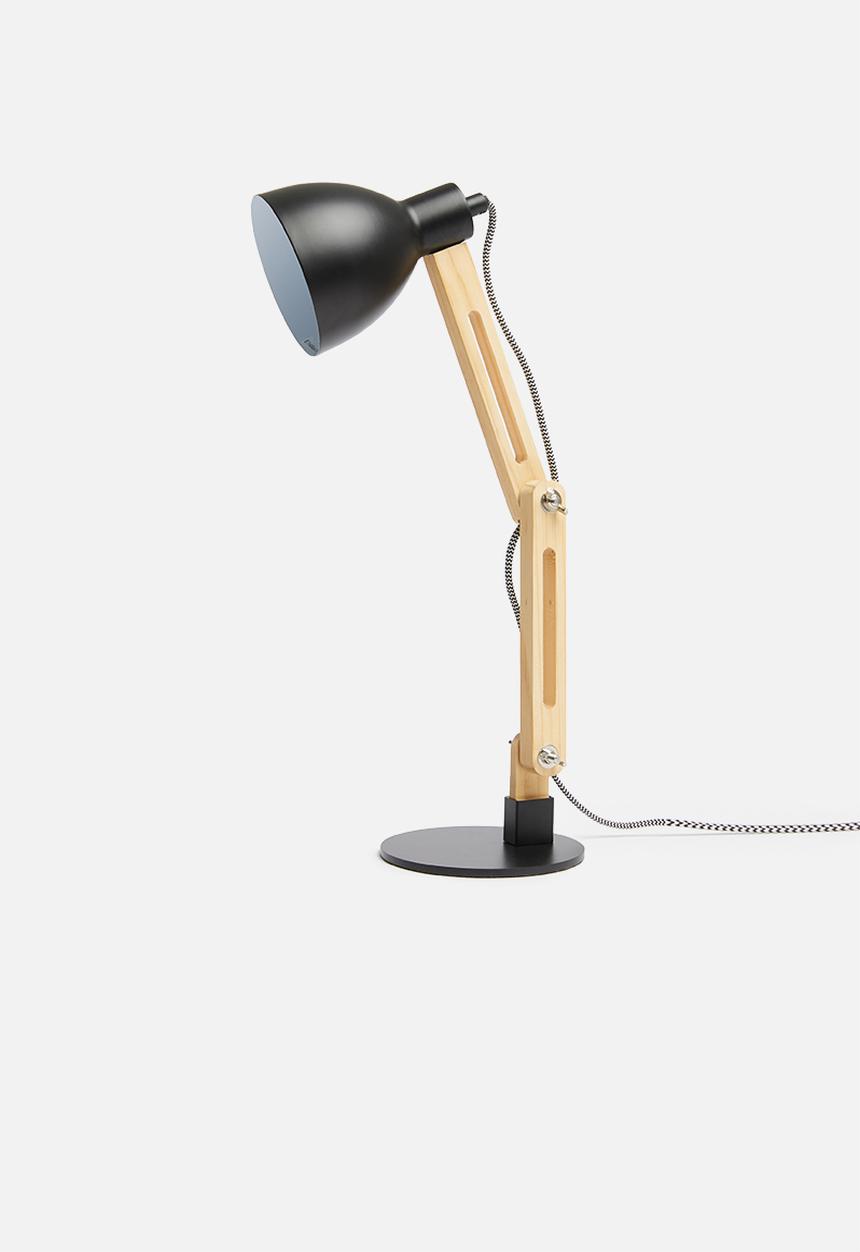 Sixth Floor - Combo desk lamp - black