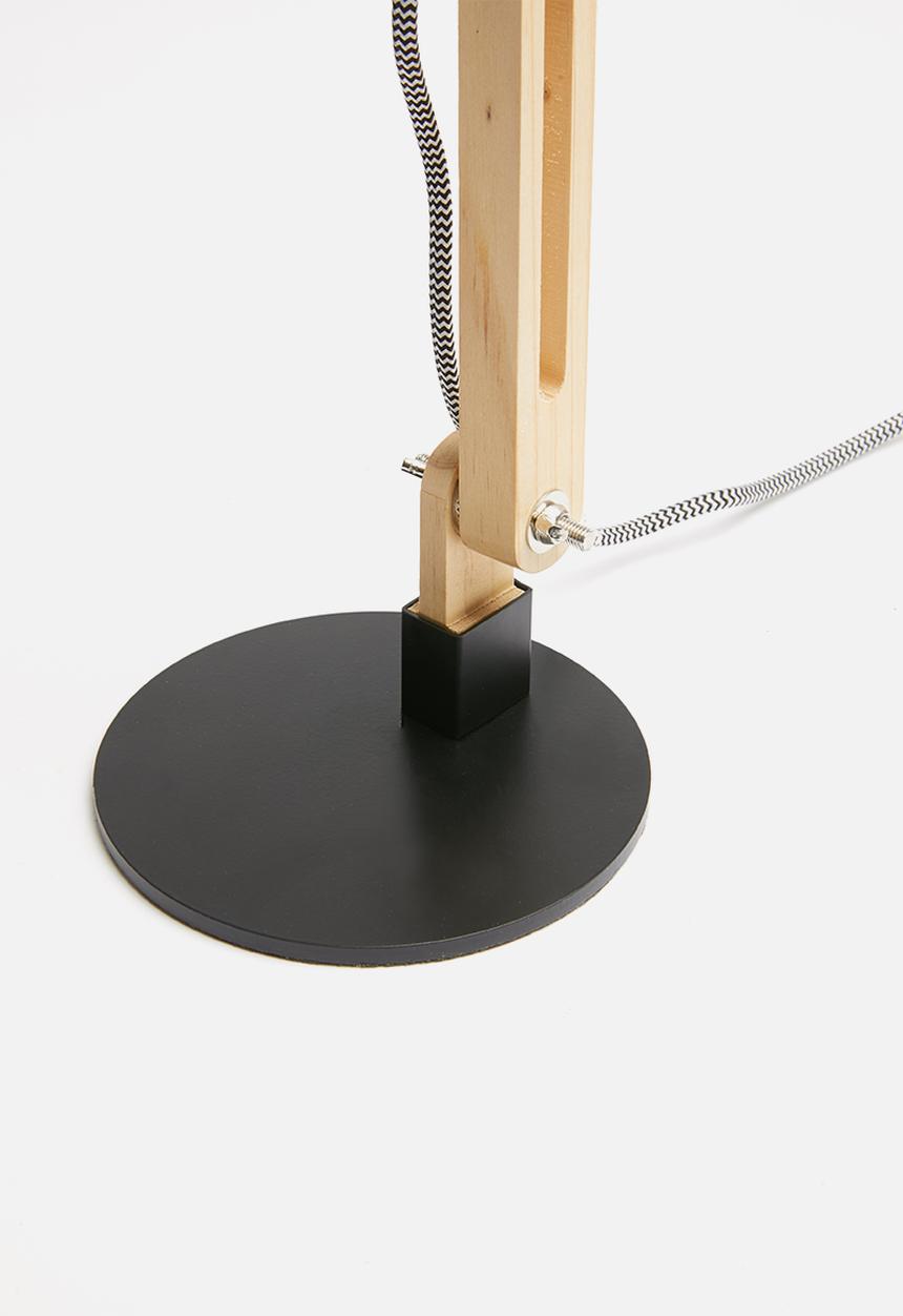 Sixth Floor - Combo desk lamp - black