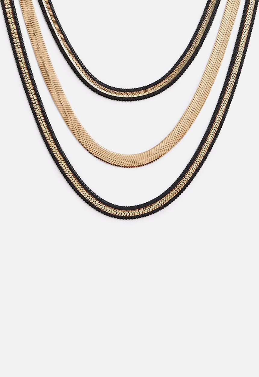 ALDO - Eurella - black & gold 