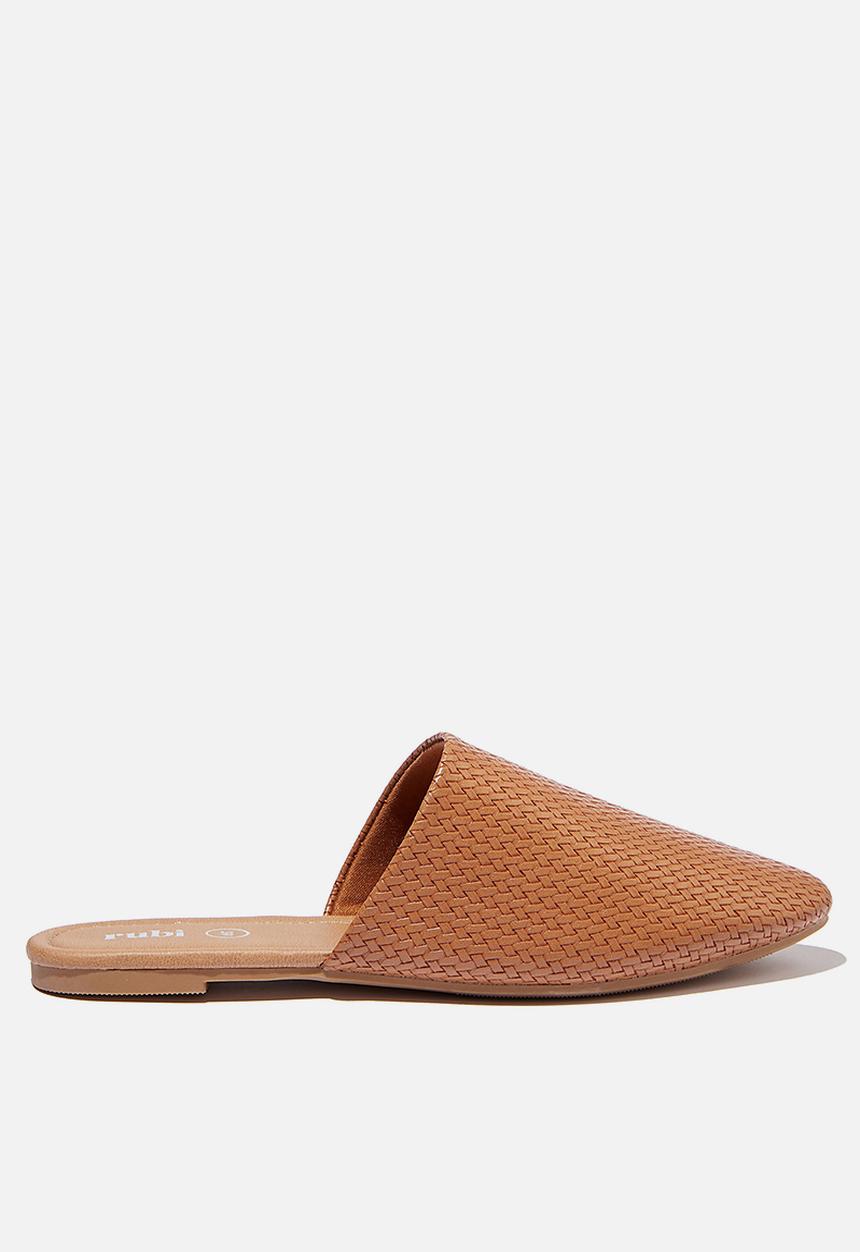 Cotton On - Essential avery almond toe mule - brown
