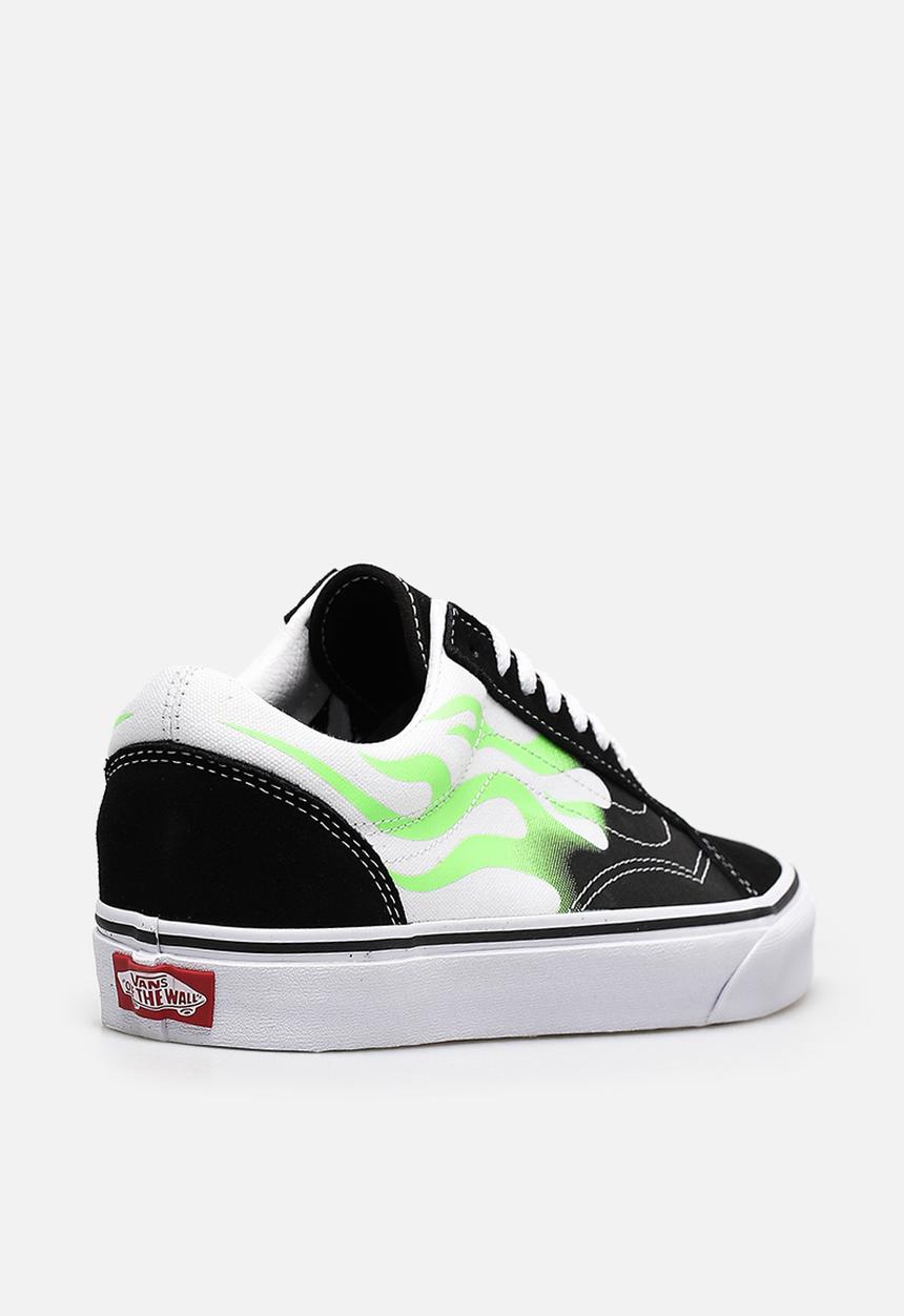 Vans - Old Skool (flame) - black & true white