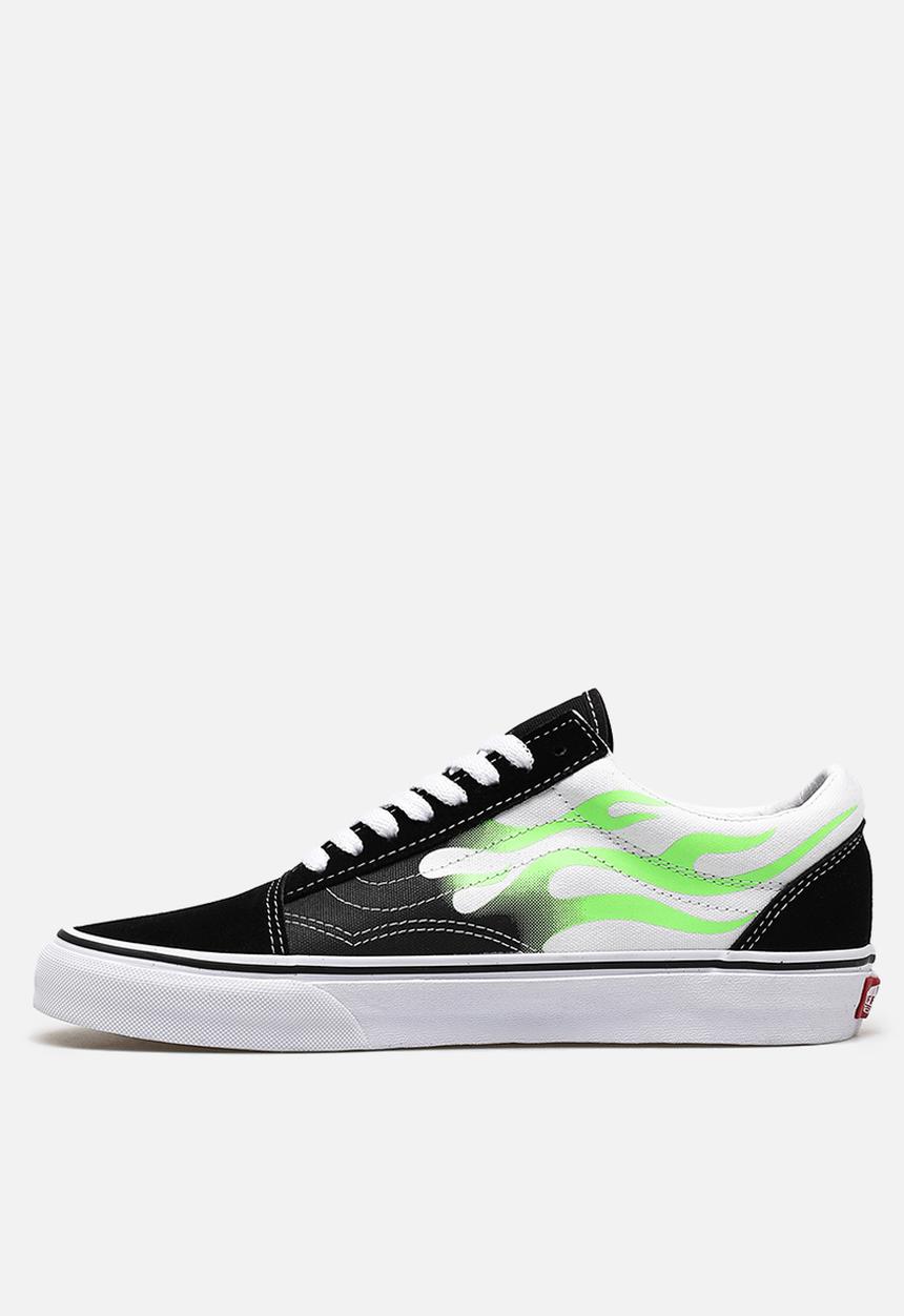 Vans - Old Skool (flame) - black & true white