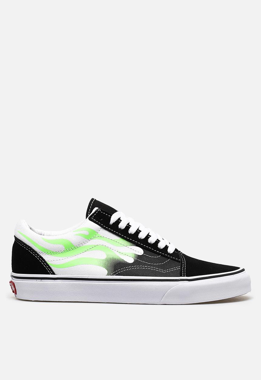 Vans - Old Skool (flame) - black & true white