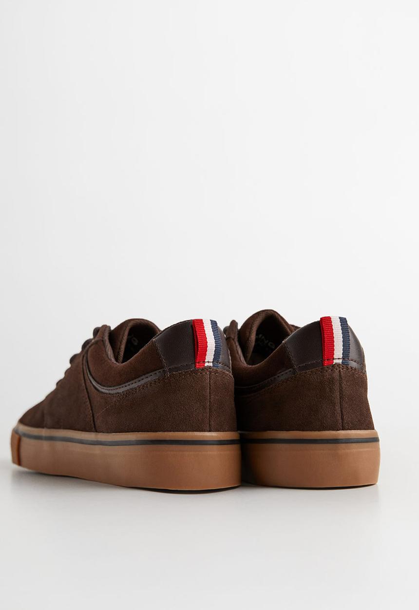 MANGO - Puxet sport sneaker - brown